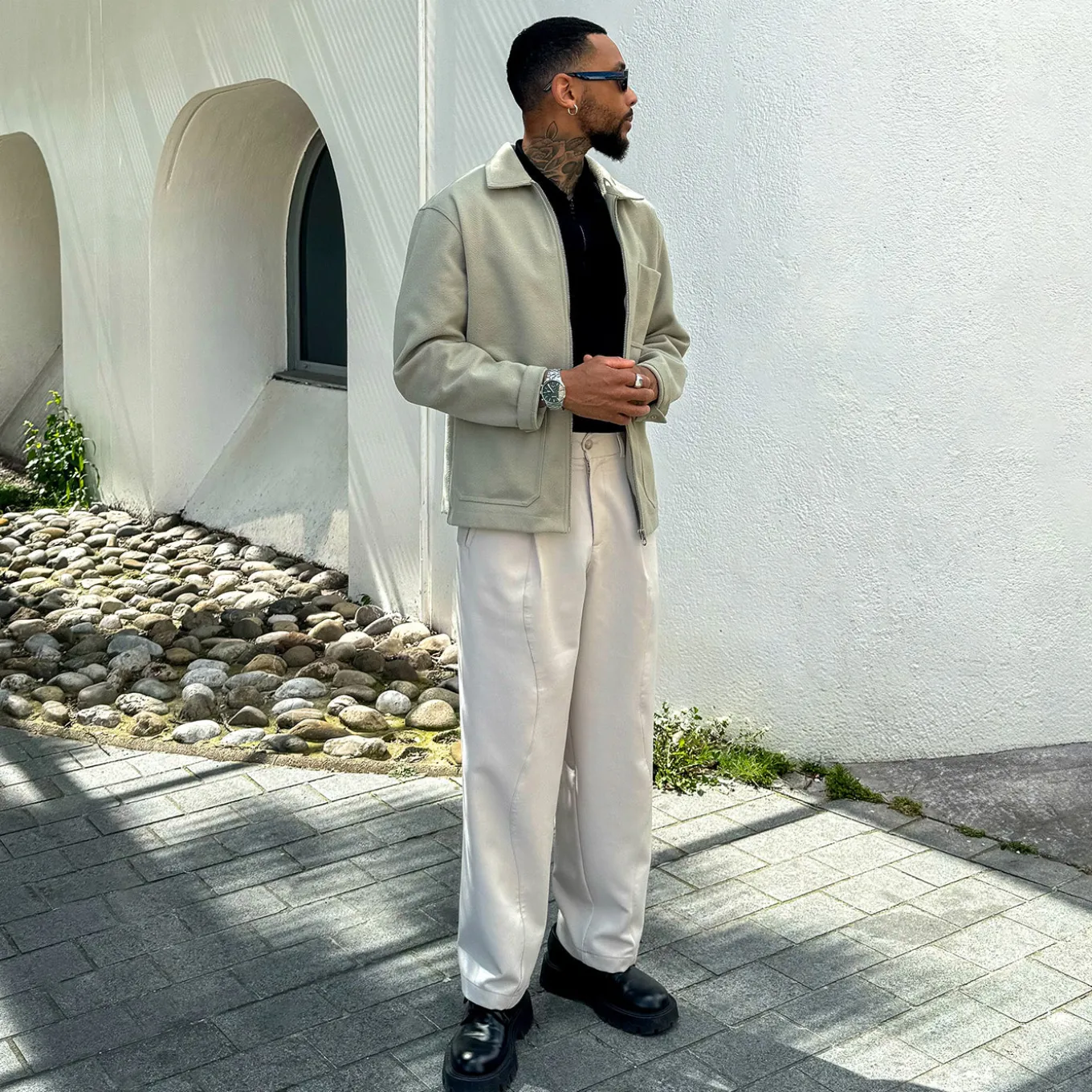 anthor_multifunction_watch_steel_green_silver_colour_7.webp Discount Anthéor Multifunction Watch Steel Green, Silver Colour Herren Uhren Silber | Anthéor