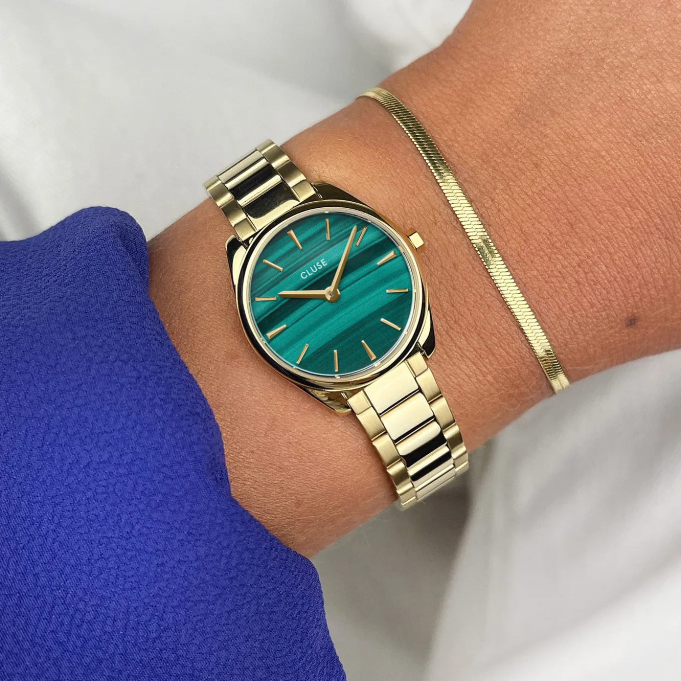 Discount Féroce Mini Steel, Green, Gold Colour Damen Uhren Gold | Féroce Mini