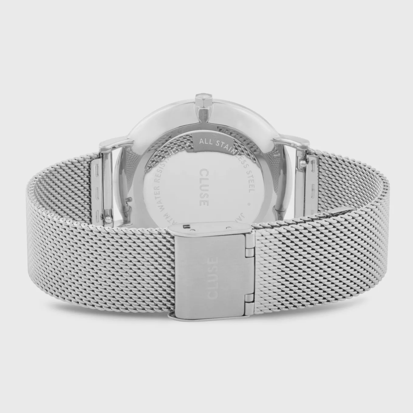 New Gift Box Boho Chic Watch Mesh and Leather Strap, Silver Colour Damen Boho Chic
