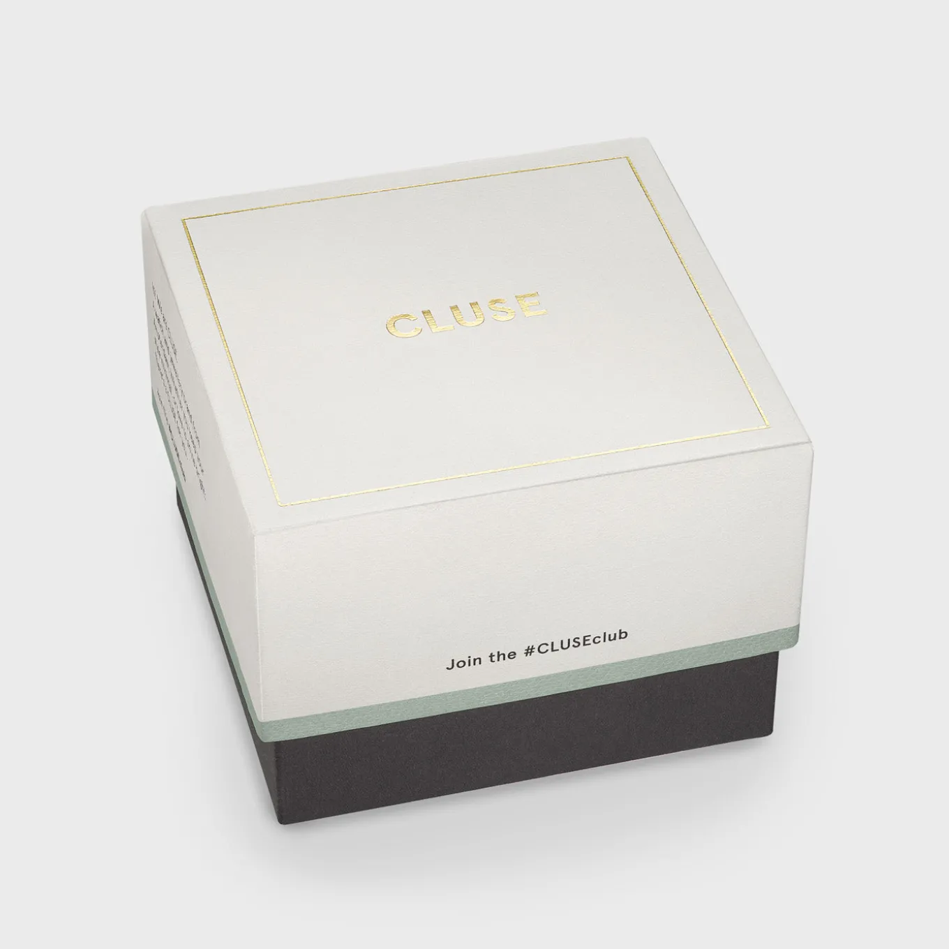 Shop Gift Box Fluette Steel Green Watch and Round Chain Bracelet, Gold Colour Damen Fluette