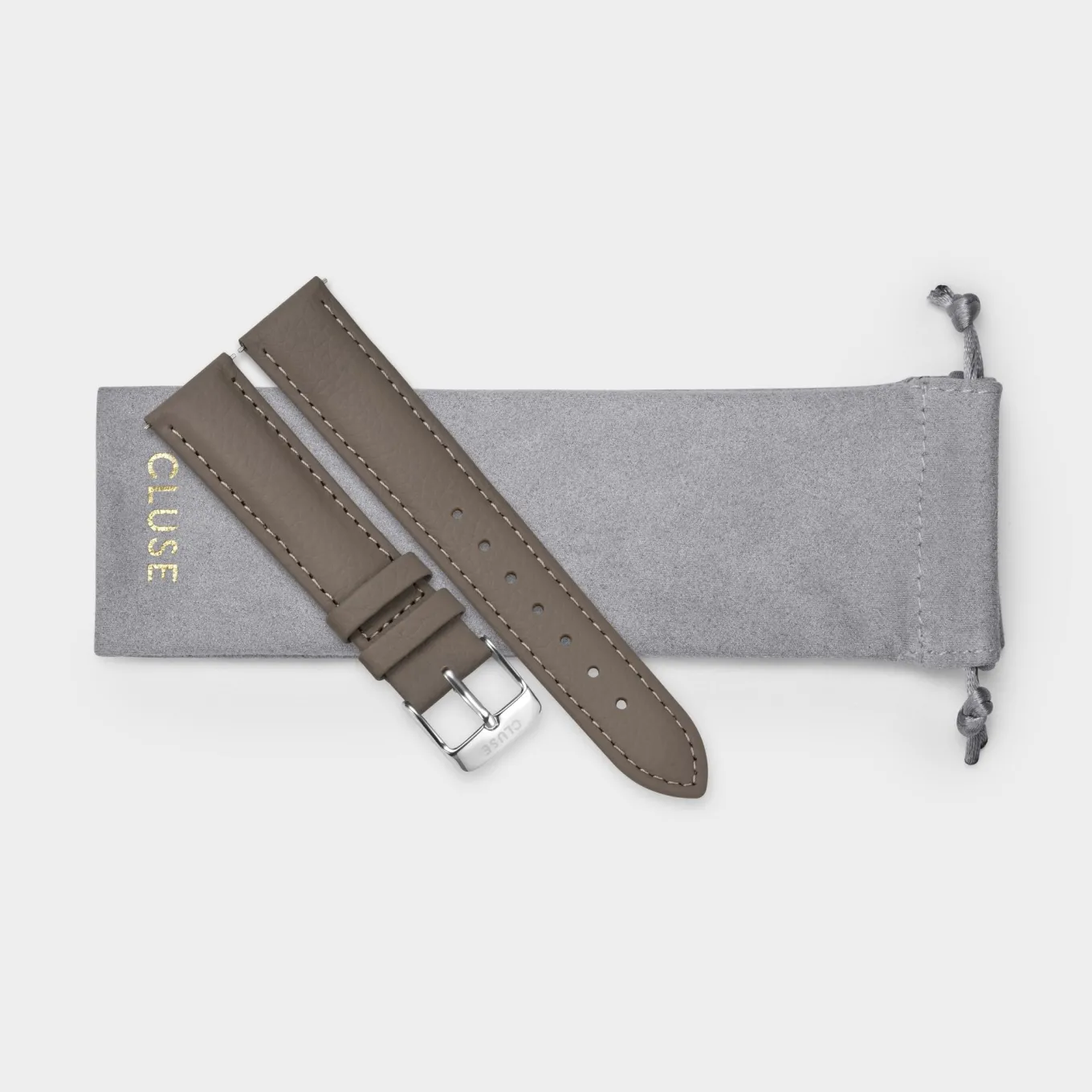 strap__mm_leather_taupe_silver_colour_2-1.webp New Strap 18 mm Leather Taupe, Silver Colour Damen Boho Chic Armbänder Shoppen | Féroce Armbänder Shoppen